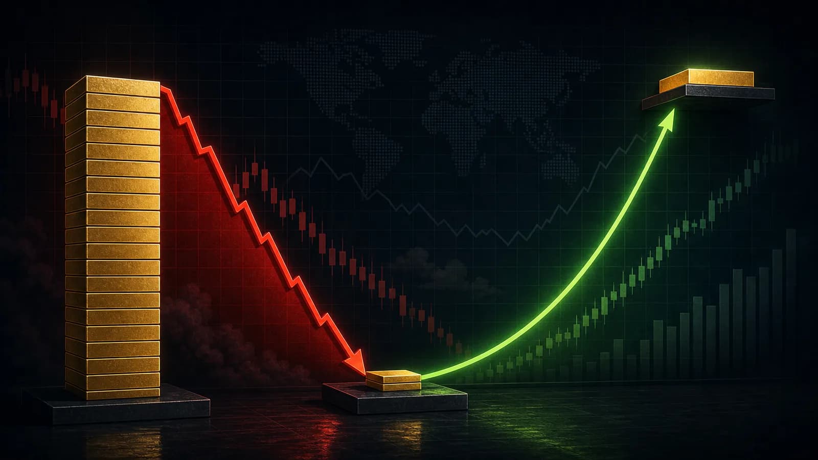 Illustration of a severe investment loss requiring a much steeper recovery path